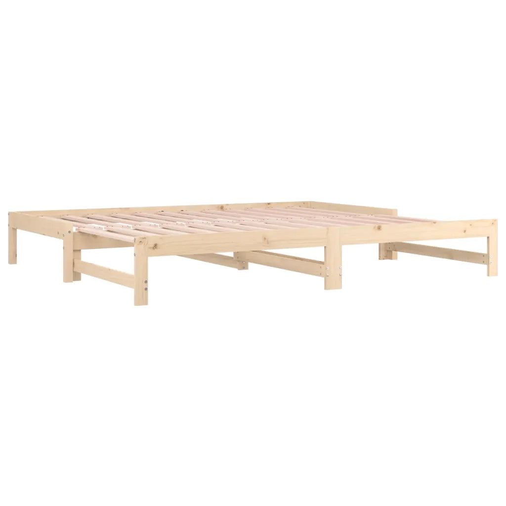 Dormeuse Estraibile 2x(90x200) cm Legno Massello di Pino cod mxl 63101
