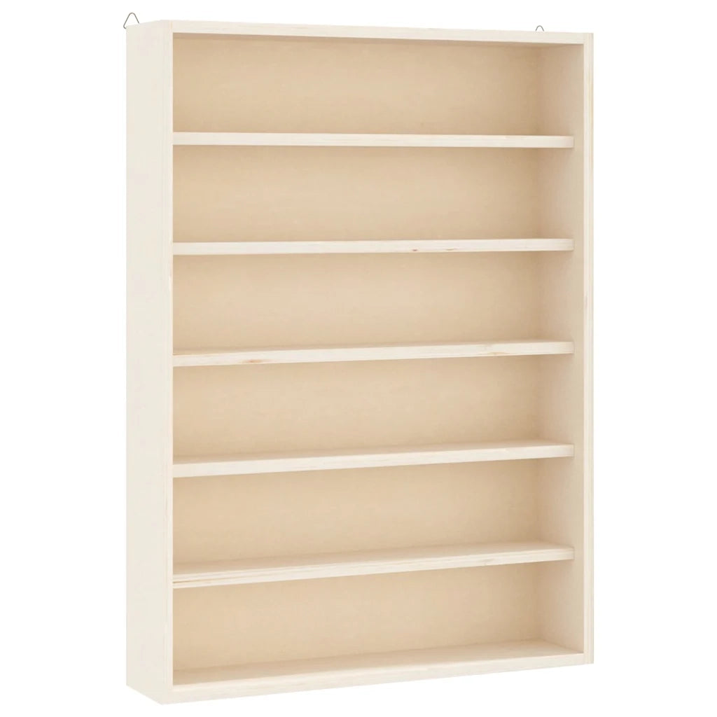 Teca da Collezione in Legno con 6 Ripiani 40x8,5x55 cm CFW3186507
