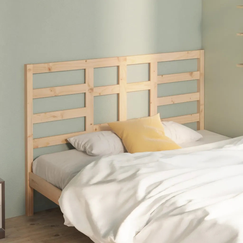 Testiera per Letto-Testata-Testiera Decorativa 146x4x104 cm in Legno Massello di Pino 604949