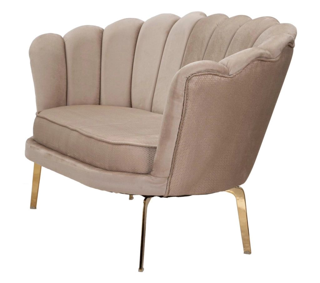 Divano 2 Posti 136x76x78 cm in Tessuto Imbottito