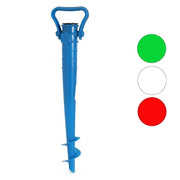 Trade Shop - Picchetto 39cm A Vite Trivella Ombrellone Spiaggia Mare Sabbia Campeggio 615156 -