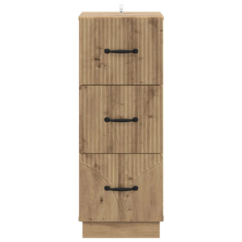 Mobile con Cassetti Rovere Artigianale 33 x 34,5 x 87 cm 895314