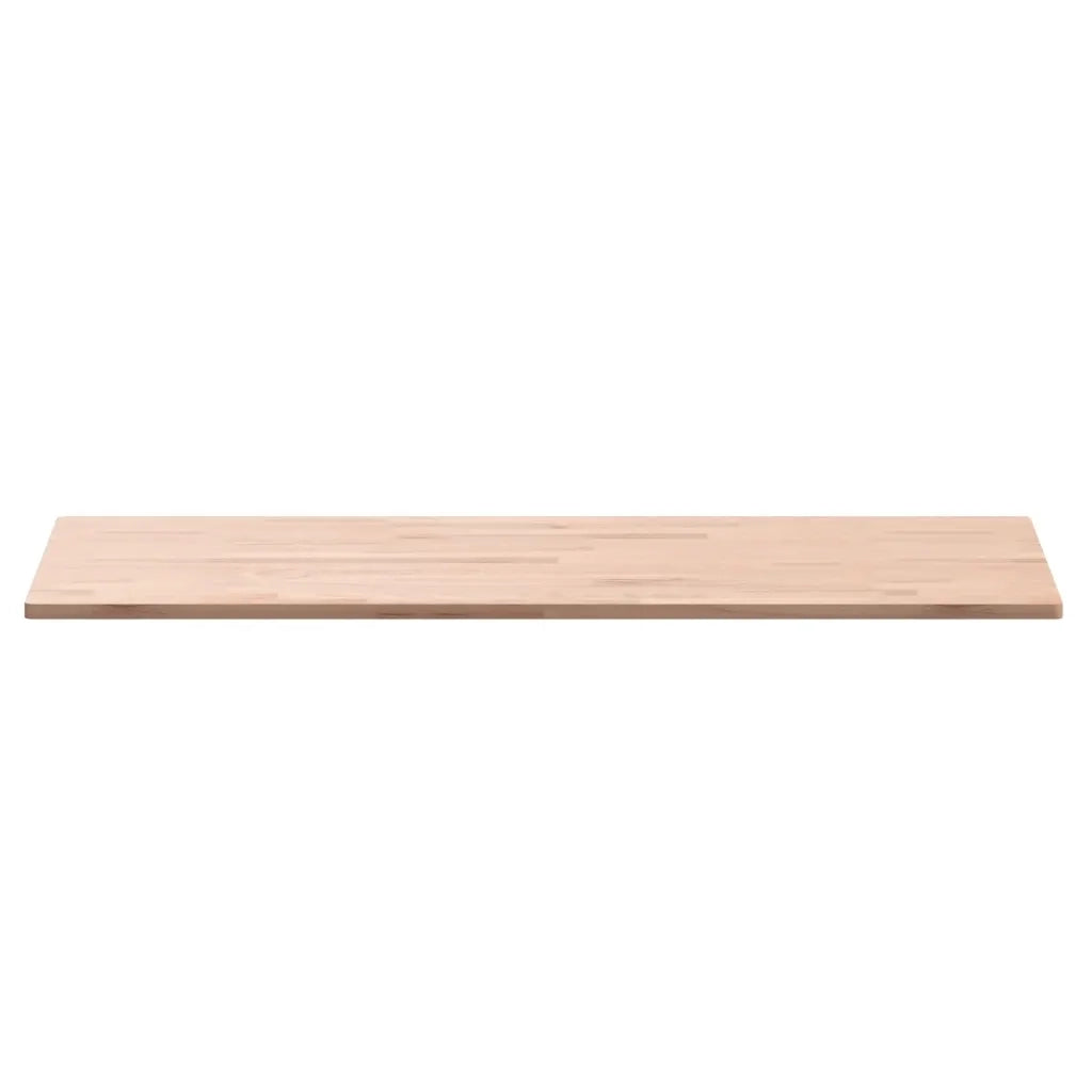 Piano Bagno 100x50x1,5 cm in Legno Massello di Faggio CFW7270609