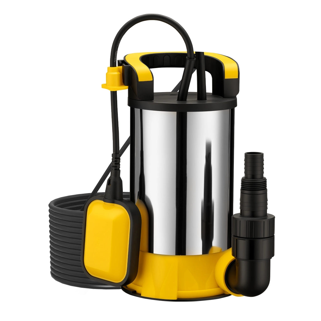 Pompa sommersa, 550W 12500 l/h, profondità max 7 m, Elettropompa a immersione per pozzi e cisterne