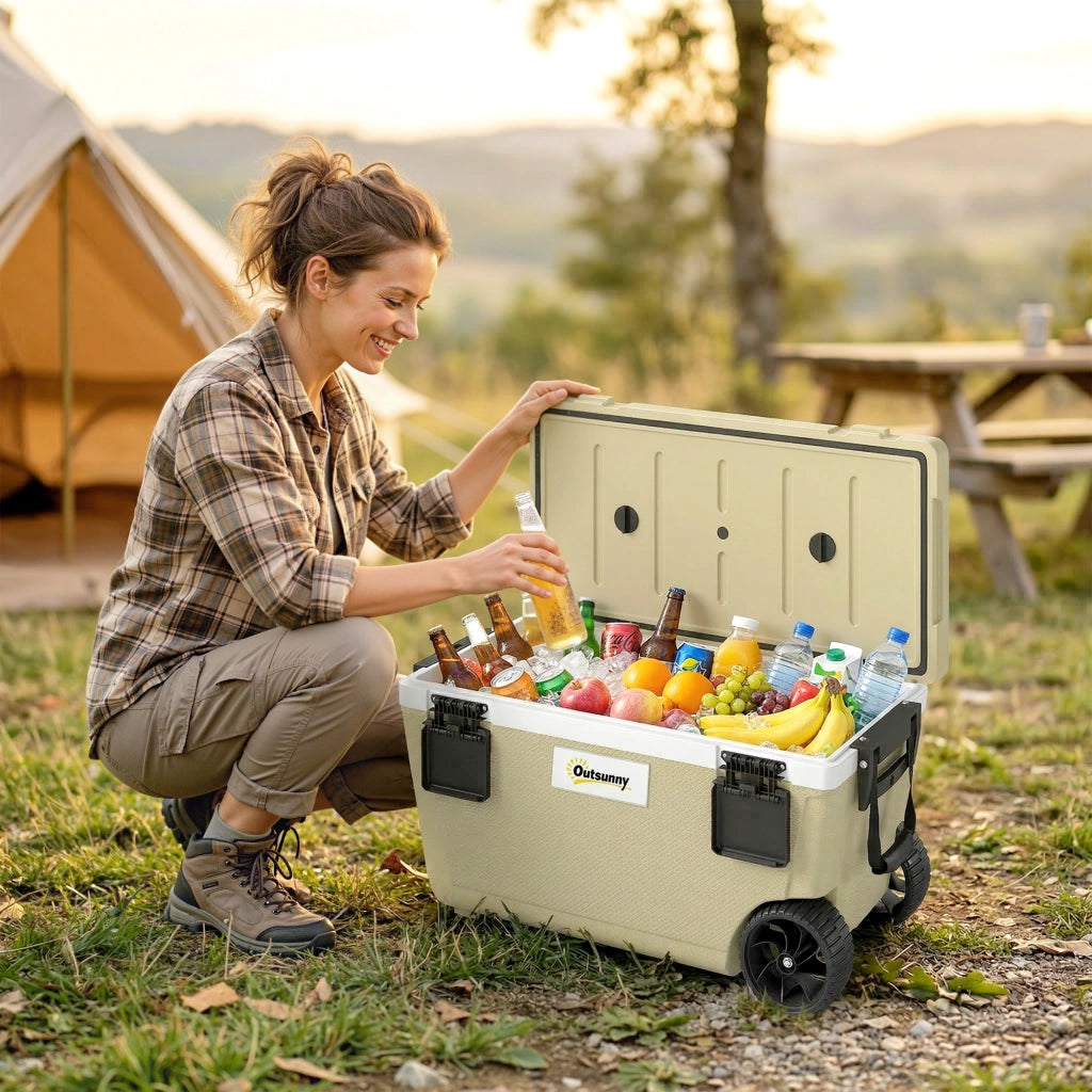 Thermobox Passiva 70L per Giardino ¨C Zephmum ¨C Grigio, Poliuretano, 70 Litri