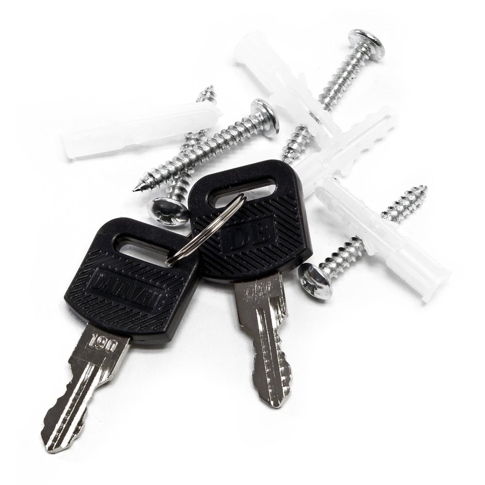 Set Cassetta postale singola autoportante V13 antracite, con telaio di supporto