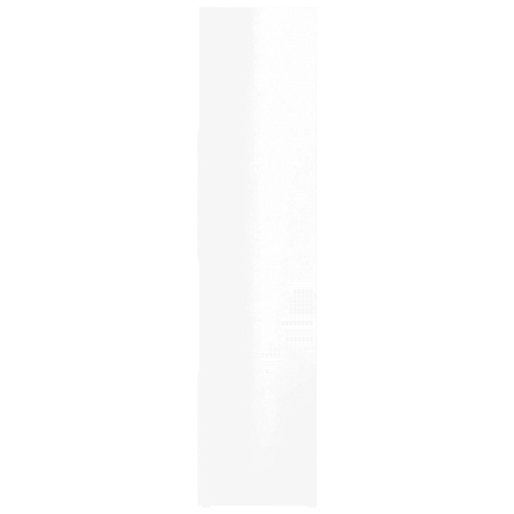 Libreria/Divisorio Ambienti | Divider per stanze | Paravento Bianco Lucido 105x24x102 cm