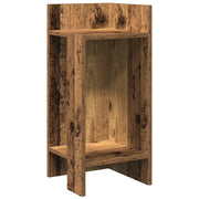Tavolino Laterale | Tavolo laterale con Ripiano Legno Antico 25,5x27x60 cm