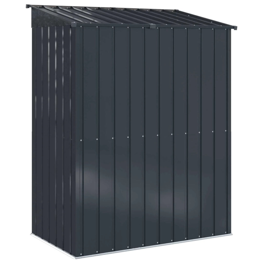 Casette da giardino Antracite 137 x 81 x 180 cm Metallo