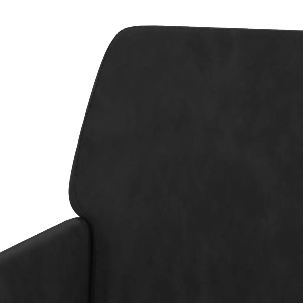 Panca Nera 108x79x79 cm in Velluto CFW1629597