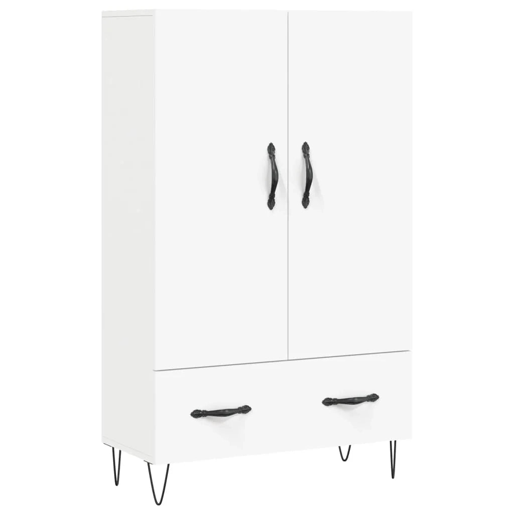 Buffet credenza cassettiera mobiletto mobile contenitore organizer cucina soggiorno salotto alto 69,5 x 31 x 115 cm legno ingegnerizzato bianco 02_0032513