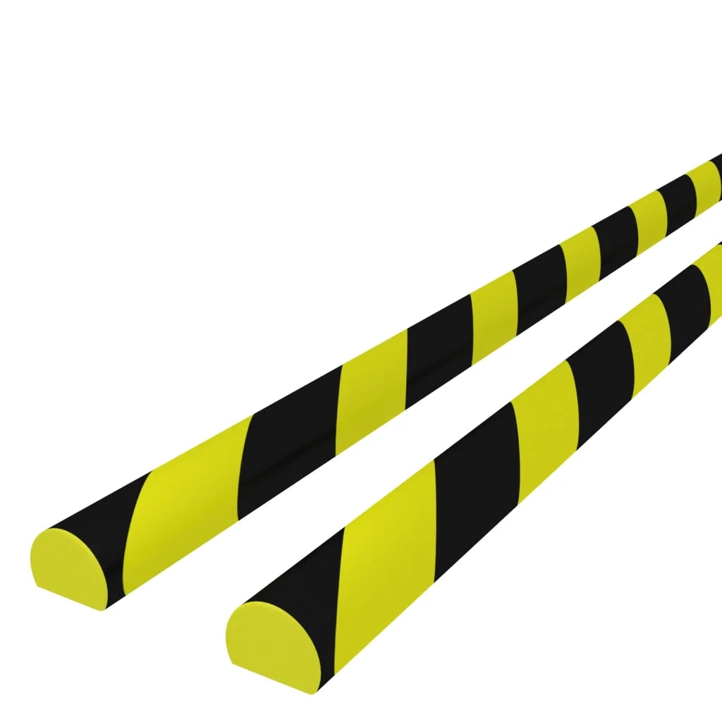 Protezioni Angoli 2pz Giallo e Nero 4x3x100 cm in PU cod mxl 60330