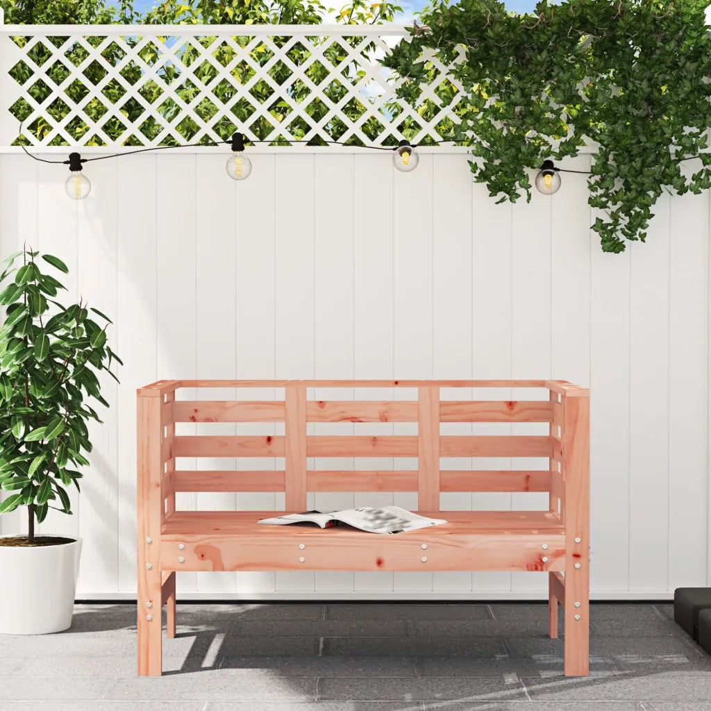 Panca da Giardino 111,5x53x71 cm in Legno Massello di Douglas 825140