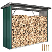 Capanno per legna da ardere ¨C zephmum ¨C verde 213x66.5x150 cm