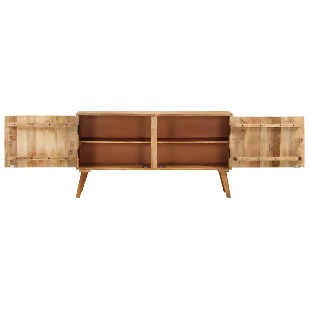 Credenza | Madia | Buffet da pranzo | Armadio da pranzo in Legno Massello di Mango 110x30x60 cm