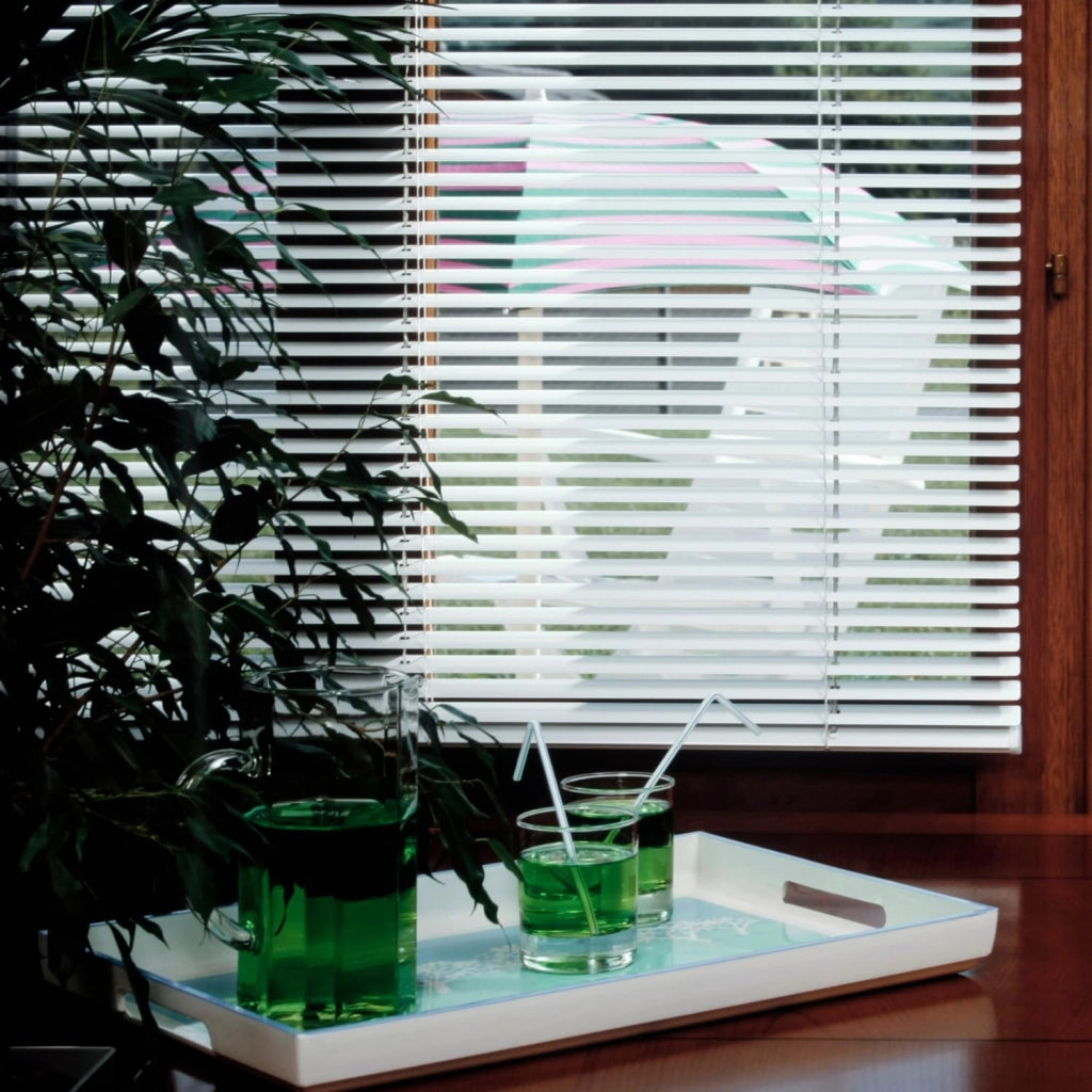Veneziana PVC Vari Colori Lamelle Regolabili Varie Misure Privacy Protezione Solare Casa Ufficio Colore: Bianco, Misura : 70 x 160