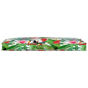 vidaXL Cuscino per panca pallet Floral Multicolore 110 x 40 x 8 cm