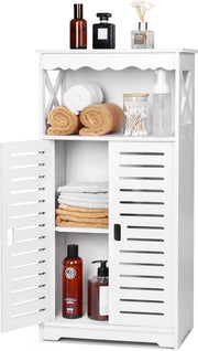 Cassettiere per bagno resistenti all'acqua, pavimento bianco - Armadio stante per camera da letto cucina - Mobili per corridoio - Dimensioni cassettiera 75x24x34cm