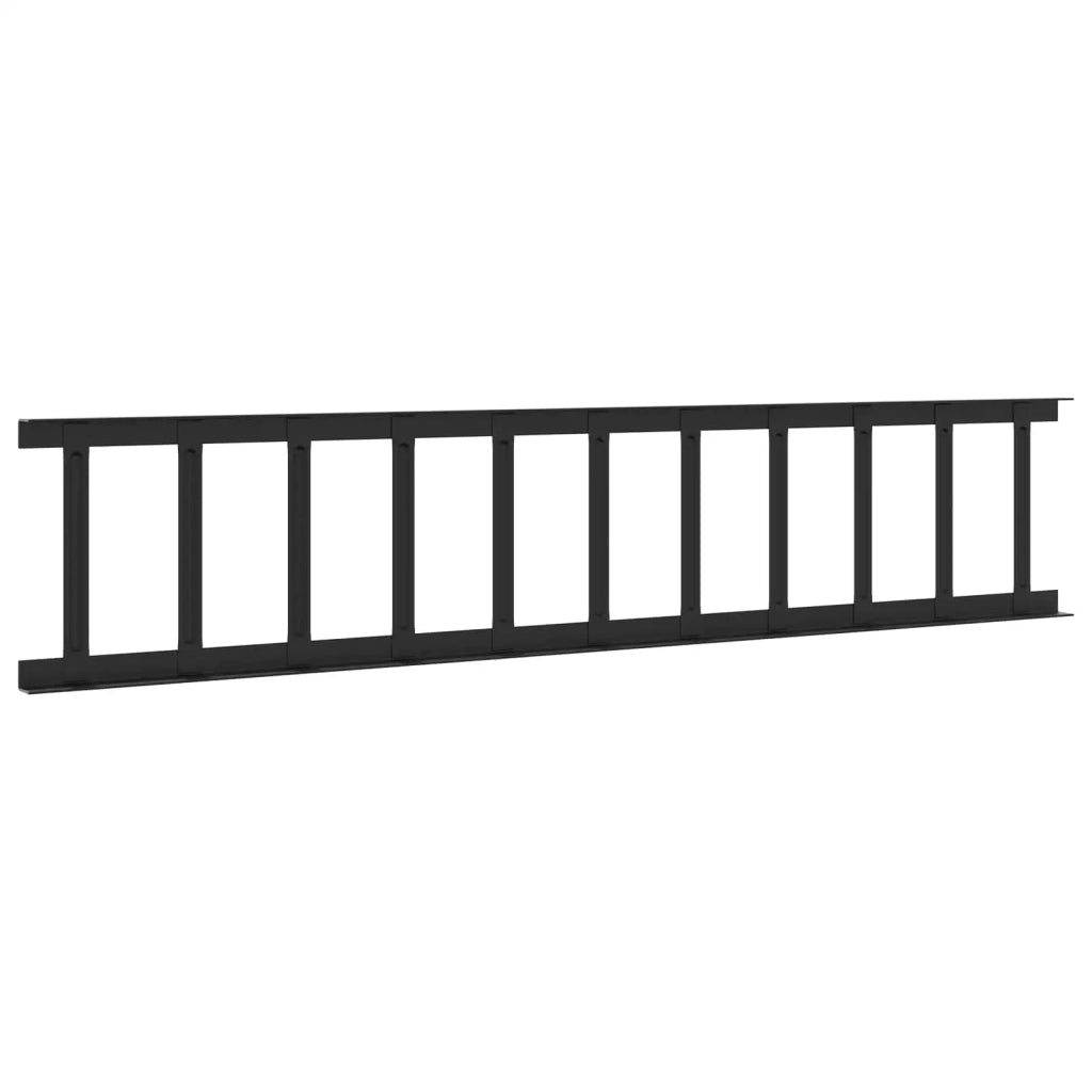 Guardia per neve sul tetto Nero 100 x 2,5 x 20 cm Acciaio CFW8236732