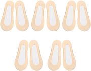 Sokkini ademanti Premium - 5 paia invisibili per donna - ideali per stivali corti e scarpe da sport