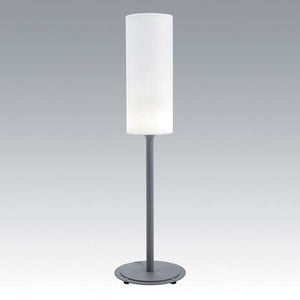 Piantana Lampada Grande a Cilindro Colore Alluminio per Esterno Linea Lounge Livos