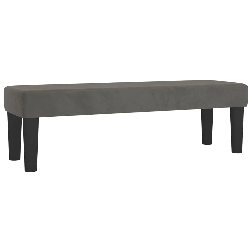 Panca 100 x 30 x 30 cm velluto grigio scuro 02_0010677
