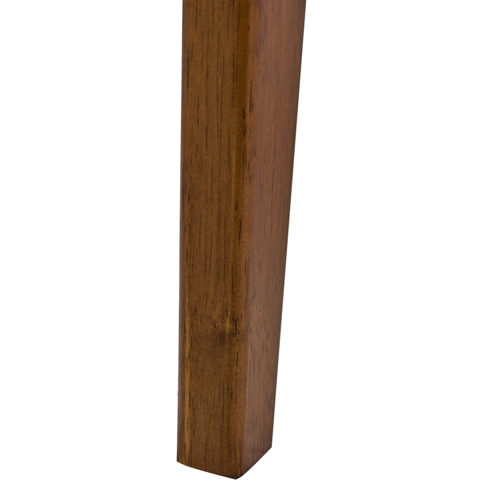 Set di 2 sedie da pranzo marrone sedute imbottite nere sedute imbottite in poliestere struttura in legno laccata