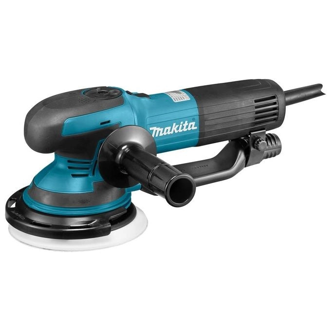 Makita BO6050J Levigatrice orbitale 750 W Velocita' variabile 1600-6800 OPM Sistema aspirazione integrato colore Nero Blu