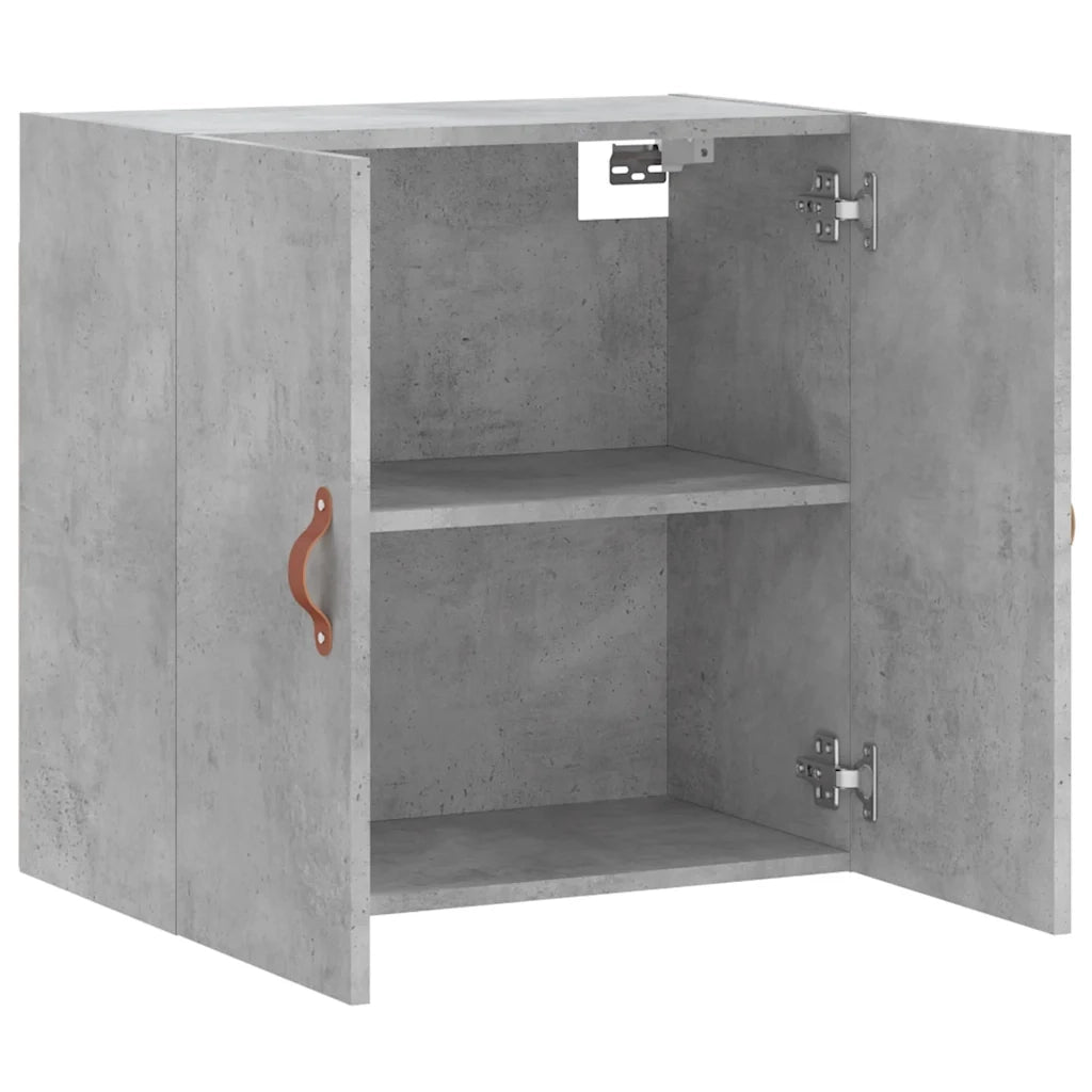 Armadietto a Muro | Mobile a Parete Grigio Cemento 60x31x60 cm in Legno Multistrato