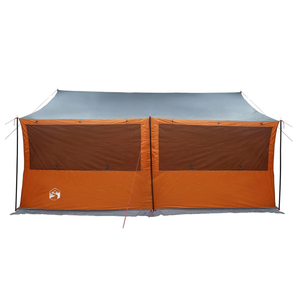 Tenda Familiare con tetto Grigio e arancione 450 x 400 x 265 cm 42028601