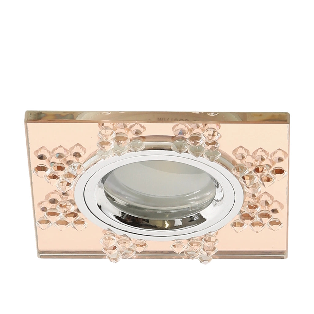 Faretto da incasso quadrato SS-20 1xMR16 bronzo cromato