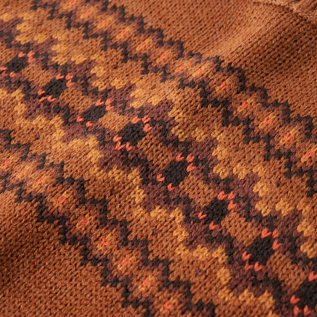 Maglione per Bambini Lavorato a Maglia Cognac 128