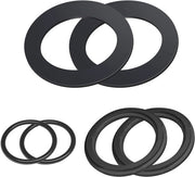 Set di O-ring 6 pezzi gomma per sigillatura raccordi rotondi per accessori Intex piscina 10747 25006 25010 28633 28635 28621 e simili.