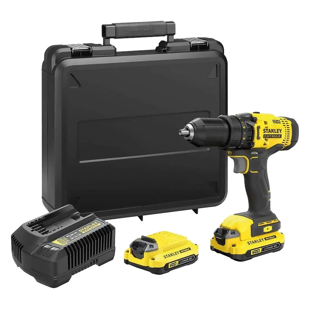 TRAPANO AVVITATORE A BATTERIA 'SFMCD700C2K-QW' 18V - x2 1,5 ah Litio  - STANLEYFATMAX