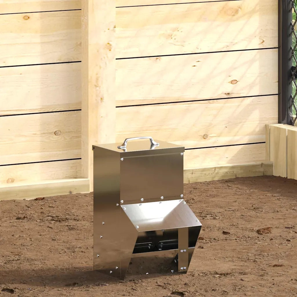 Feeder per pollo Argento 20 x 25 x 35 cm Acciaio zincato CFW9131683