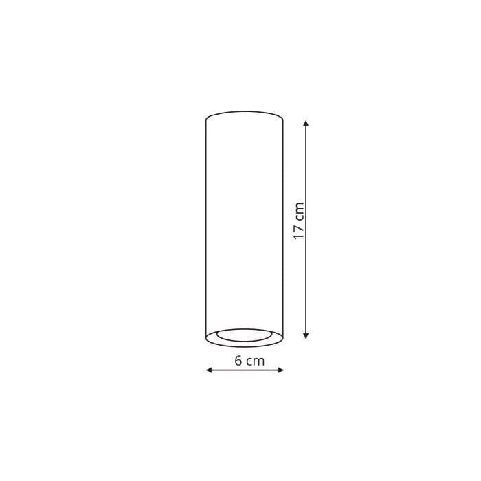 Spot Manacor 17cm GU10 bianco/oro 1 luce Light Prestige