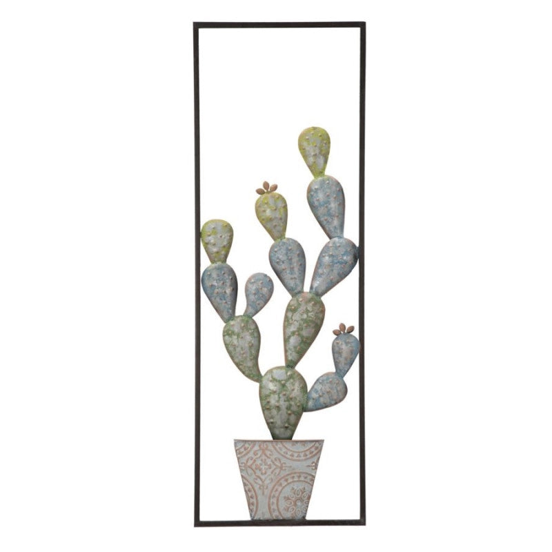 Pannelo In Ferro Cactus-frame -a- cm 31x2,5x90