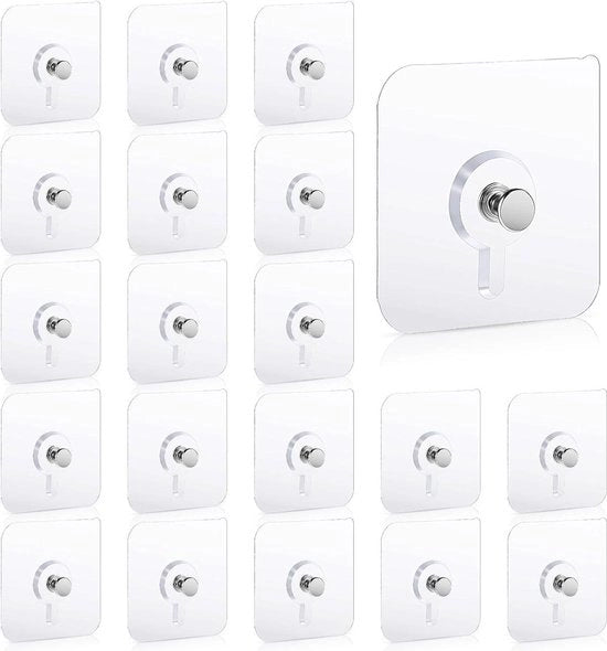 Spina per foto con chiodi trasparenti e adesivi per foto, schermo e accessori per foto