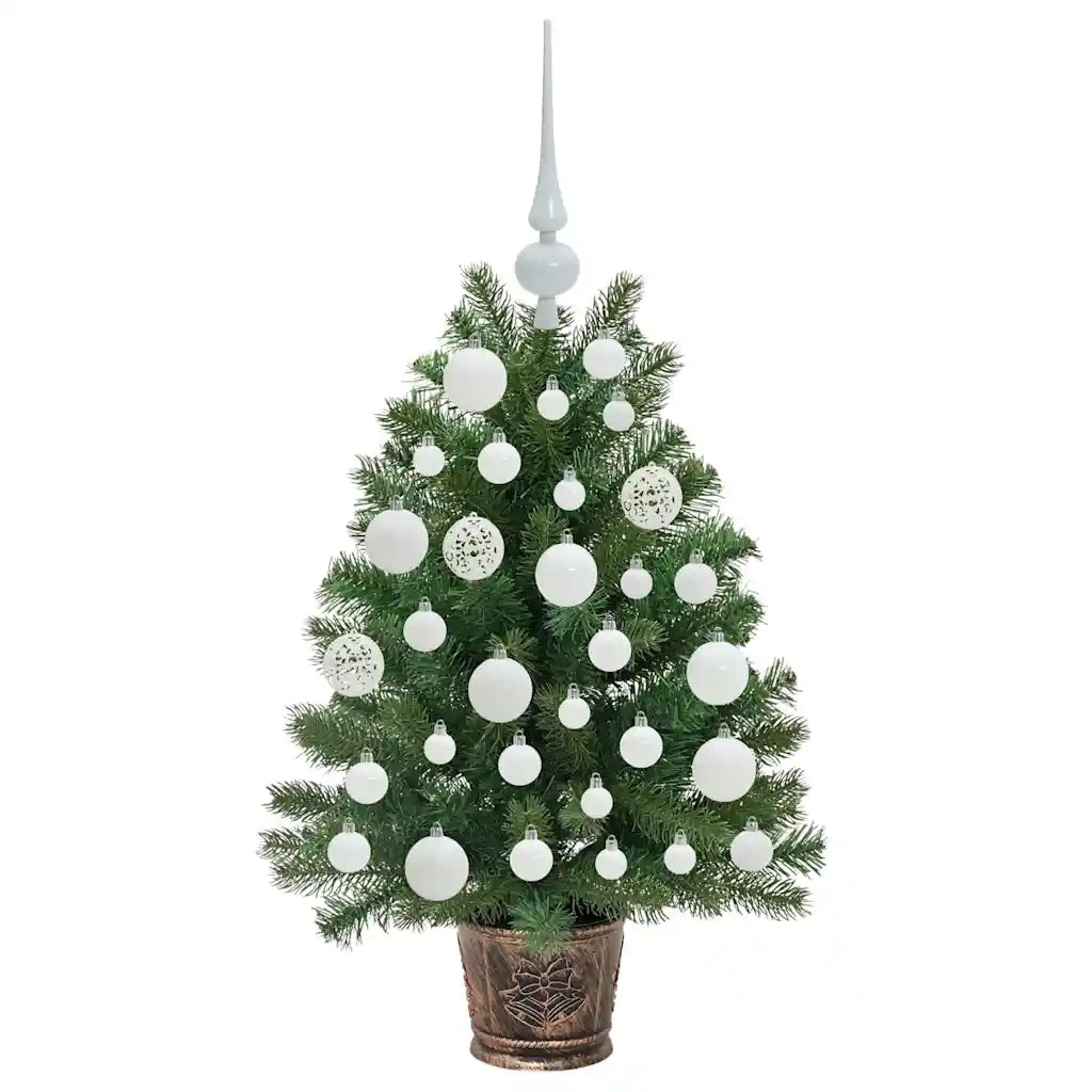 Albero di Natale artificiale con 150 LED Verde 75 cm PE e PVC 3397305