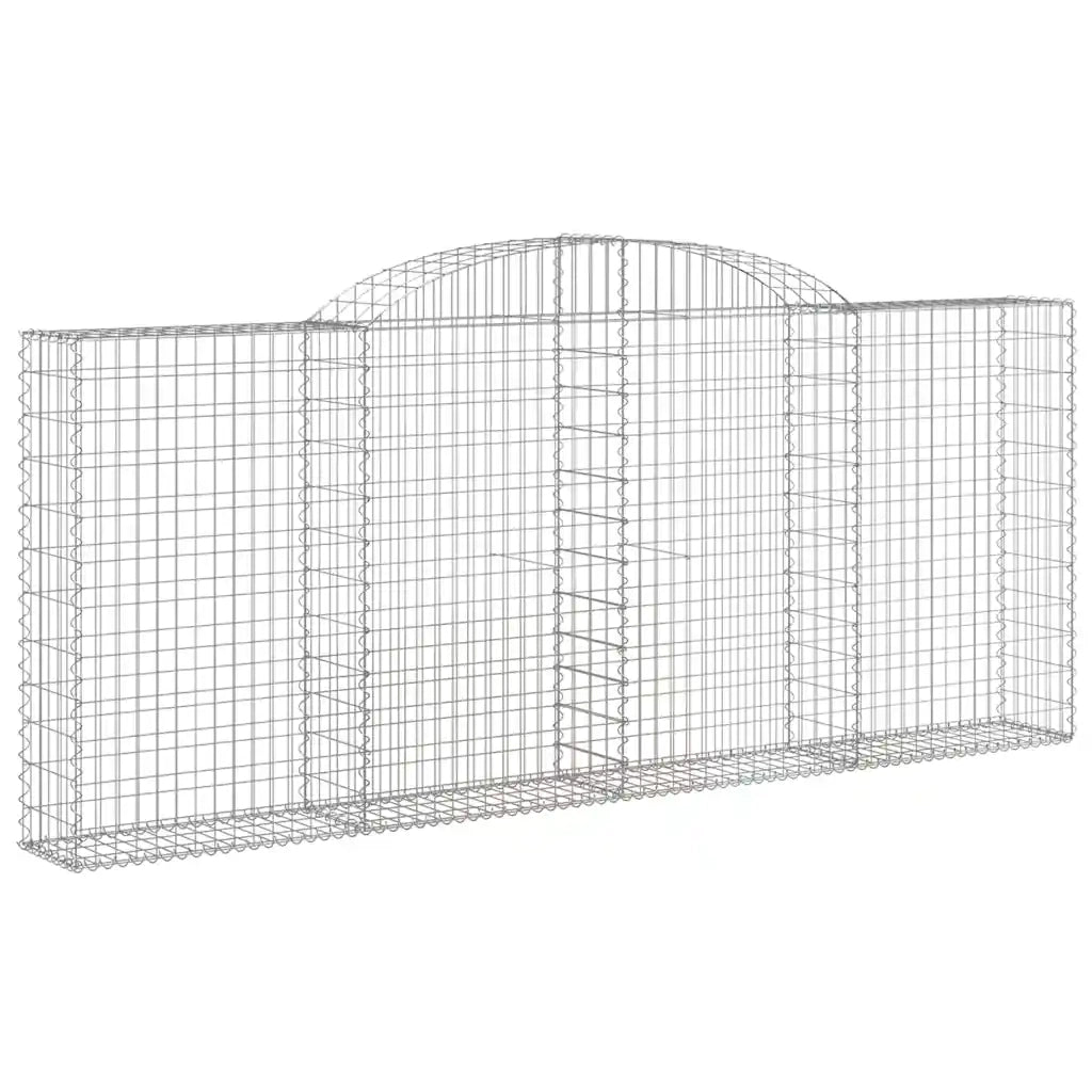 Cesti Gabbioni ad Arco 20 pz 300x30x120/140 cm Ferro Zincatocod mxl 124051