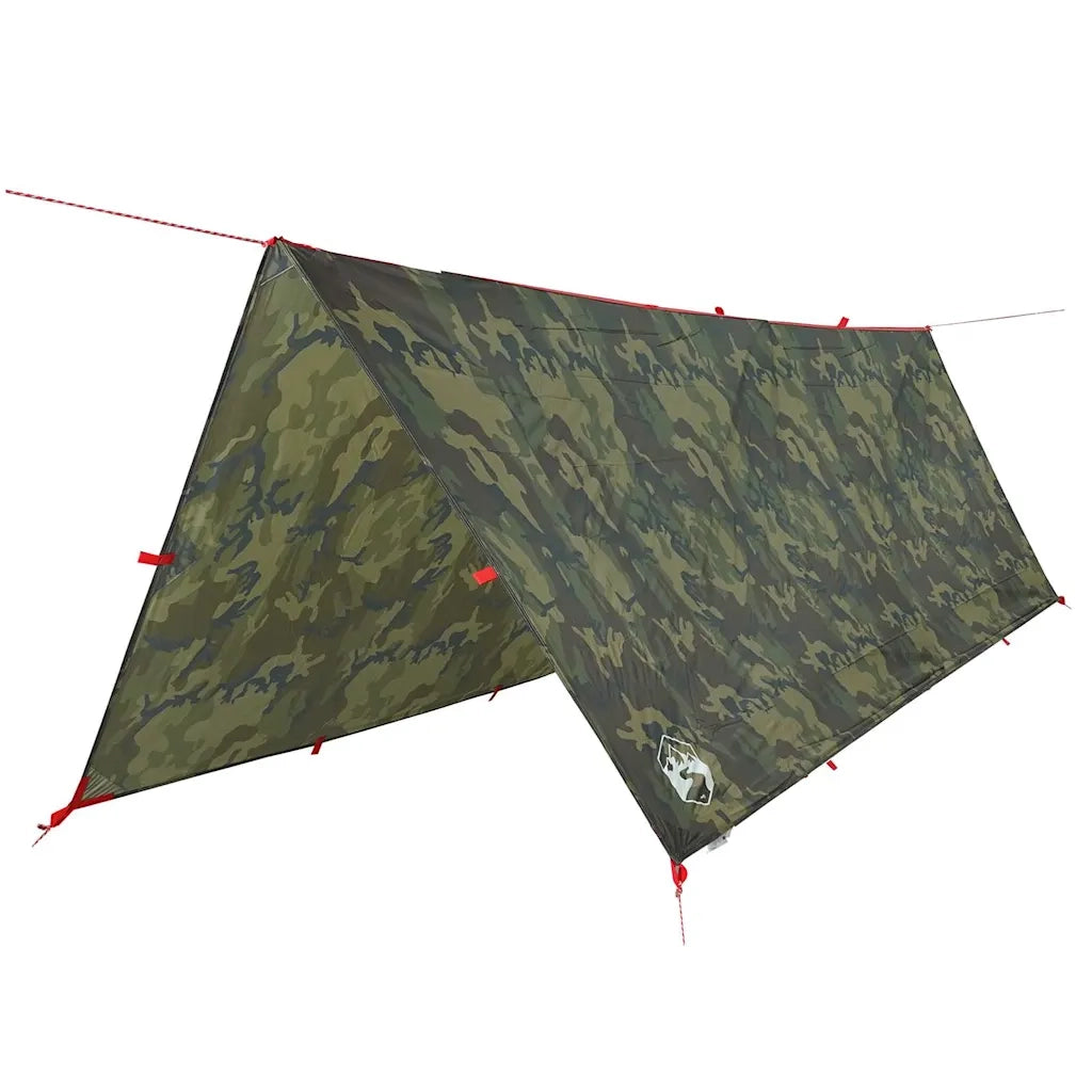 Telone da Campeggio Mimetica 406x306 cm Impermeabile 4009599