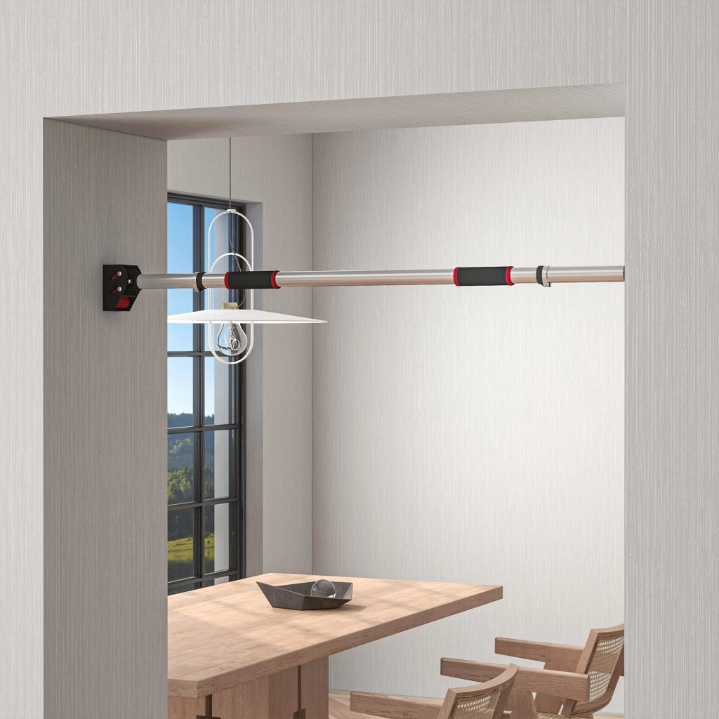 Barra per Trazioni Porte ¨C zephmum ¨C Nero 95-123 cm 200 kg