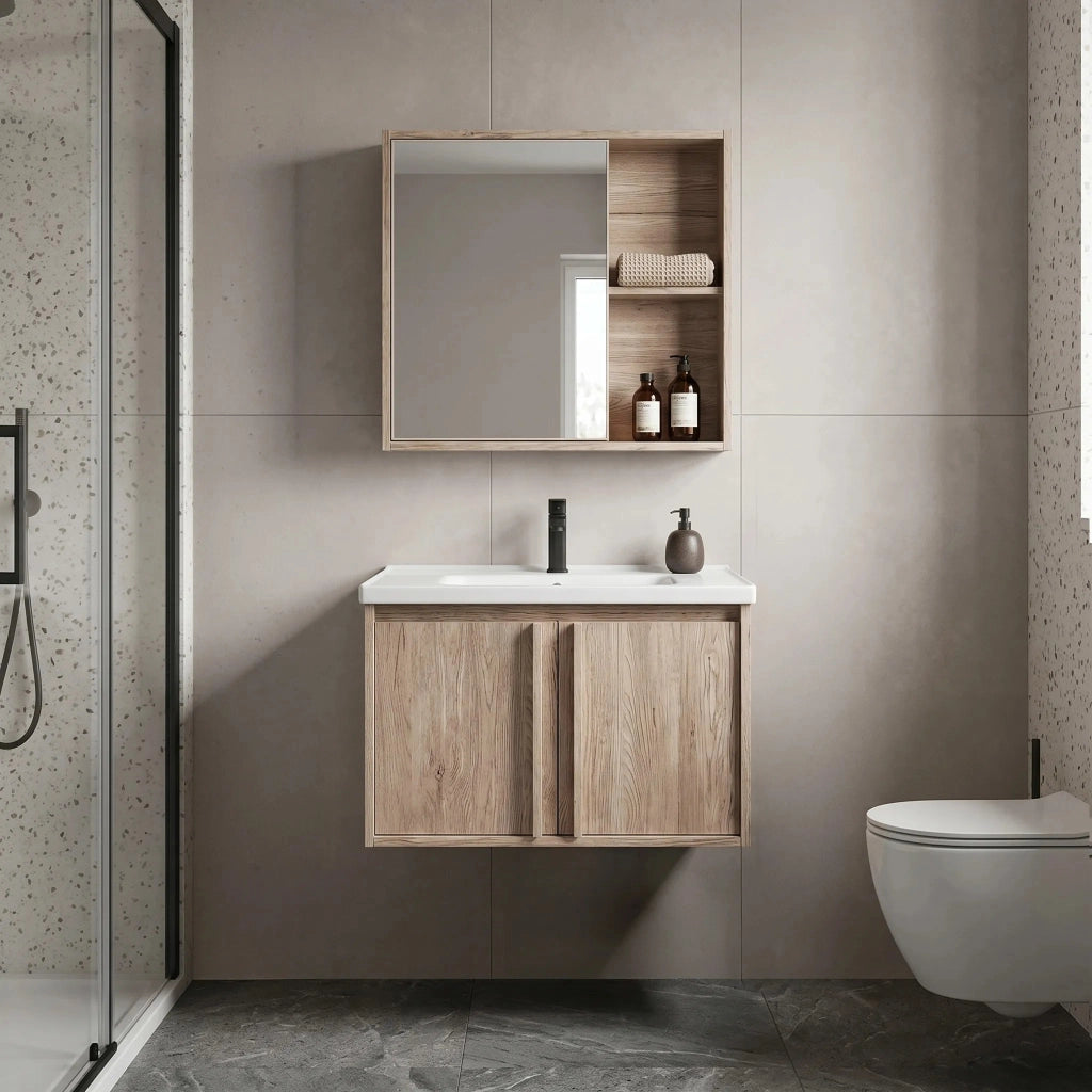 Set Di Mobili Da Bagno Con Lavabo Gama T25023 Qhm 60cm