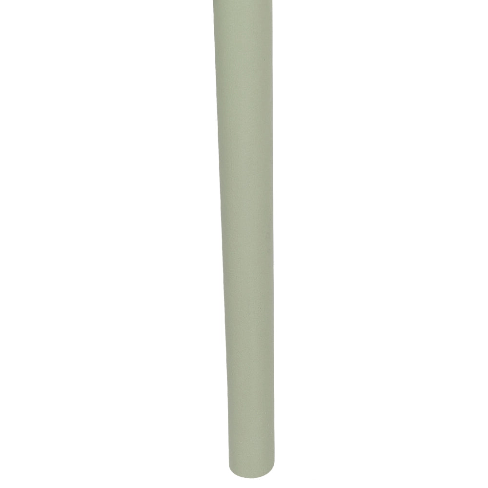 Set di 4 sedie da pranzo Seduta e gambe sintetiche verde chiaro Schienale a rete aperto Design moderno e minimalista