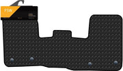 Matte antislip personalizzata - Adatta per Ford Transit Custom a partire dal 2019 - 3 mm di spessore di gomma - Con clip - Mattonella antislip per veicoli commerciali, retro antislip - 1 x