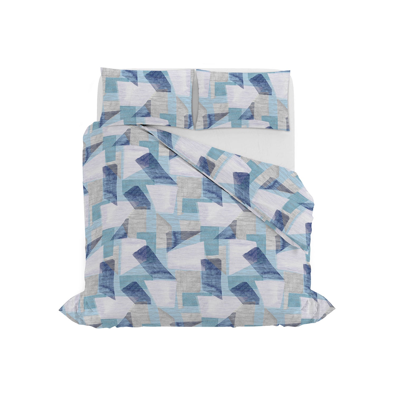 Copripiumino Matrimoniale con Stampa sul Sacco e Federe Linea River Milk