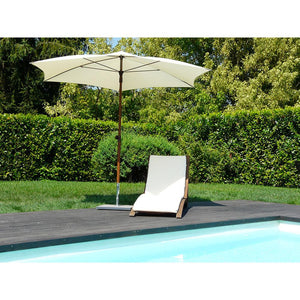 Ombrellone da Giardino Ø2,8 m Palo Ø35 mm in Alluminio Maffei Madera Ecru