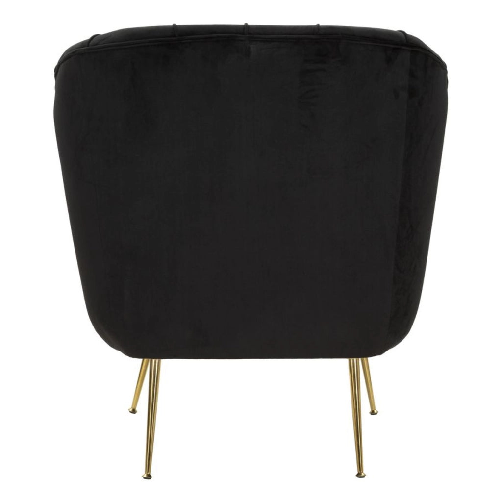 Poltrona VKH897, Nero, Poliestere, 88x83x91 cm