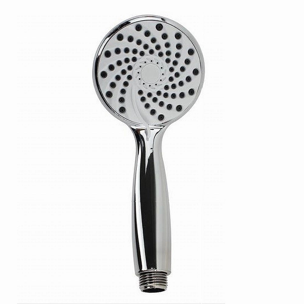 Trade Shop - Doccetta Tonda 19 X 8.5 Cm Doccino Soffione Doccia Spirale Moderno Bagno 59562 -