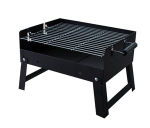 Barbecue a Carbone 50,5x34,5x31,5 cm Pieghevole in Acciaio Adventure Nero